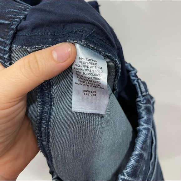 Tucker + Tate Denim Jogger Pants Drawstring Cotton Blue Medium 8/10 - Picture 6 of 7